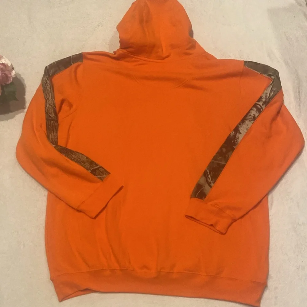 LEGENDARY WHITETAILS Original Deer Gear NWT Orange Hoodie Size XL TALL